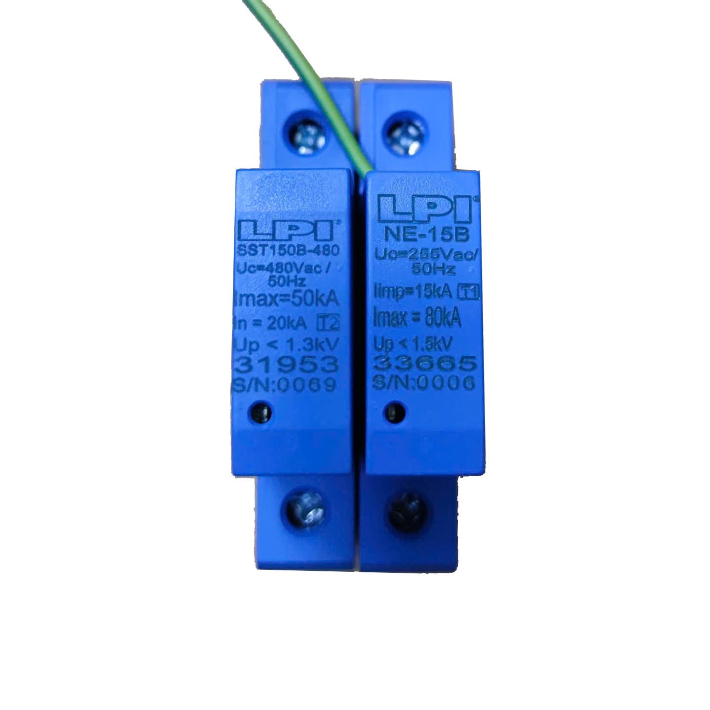Bộ Chống Sét 1 Pha 50kA 3 Bộ Chống Sét 1 Pha 50kA , Bộ Cắt Sét 1 Pha 50kA