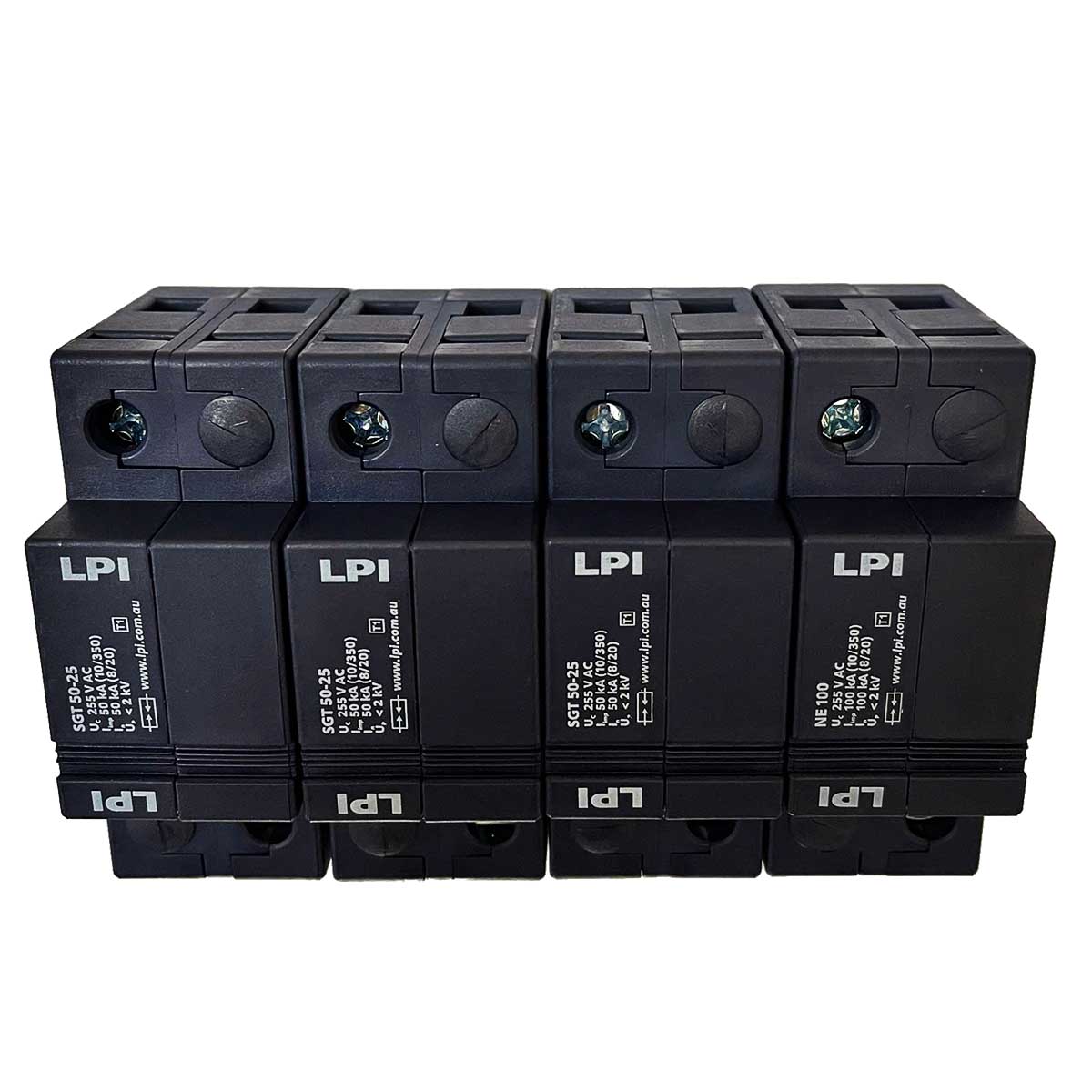 Bộ cắt sét lan truyền 3 pha 3 3xSGT50-25+NE100